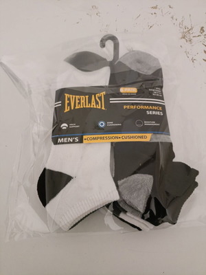 Everlast men's ankle socks set of 3 pairs size 40-44 multicolor new