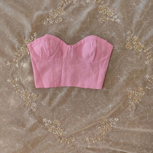 Short pink blouse Zara new, size S