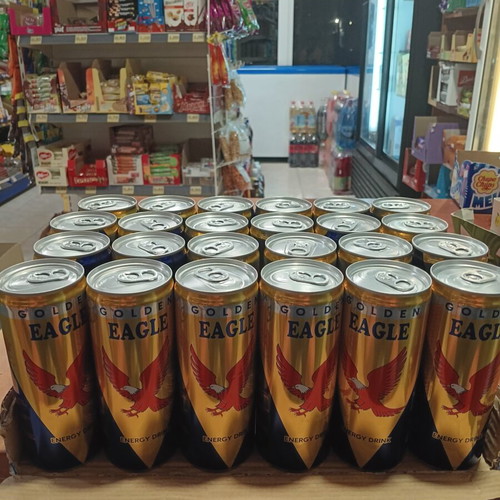 Golden Eagle energy drink 250ml, pack of 24, non-alcoholic