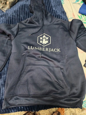 Lumberjack men's hoodie size XL new, dark blue