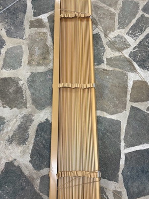 Wooden blinds used, 2 pieces 89 width and 2 pieces 66 width