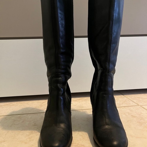 Nak boots used, Italian, black, size 36