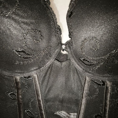Luna Celebration Black Corset Bustier like new, size 75C