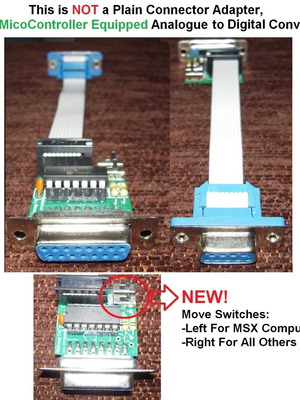 Αντάπτορας 15 pin σε 9 pin για Amiga Atari χειριστήρια σαν καινούργιο