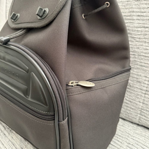 Roncato backpack used, grey, with minor signs of wear