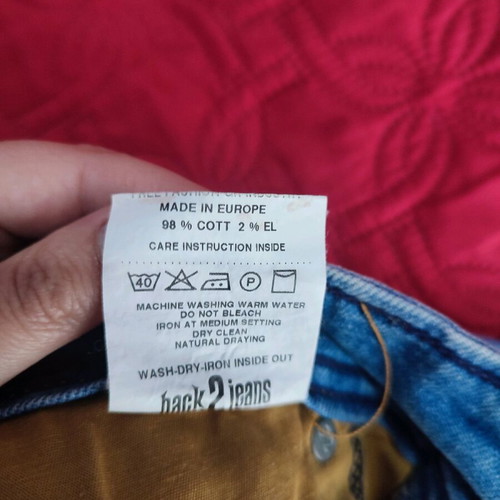 Back2jeans handmade denim shorts like new, size XS