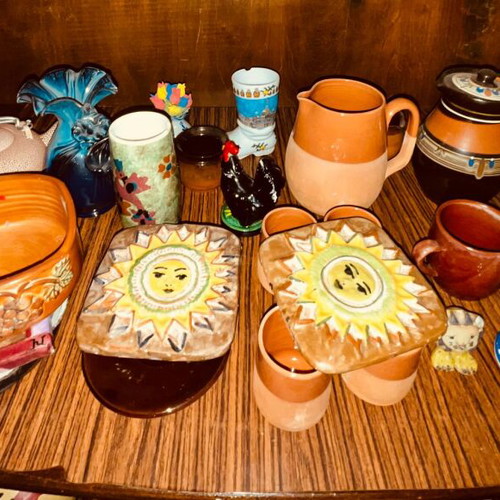 Ceramic collection used, 35 pieces
