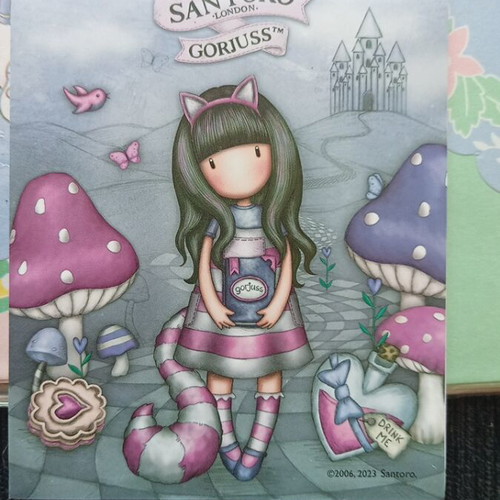 Vintage 90s Carny & Disney stationery set with Santoro Gorjuss mini notebook