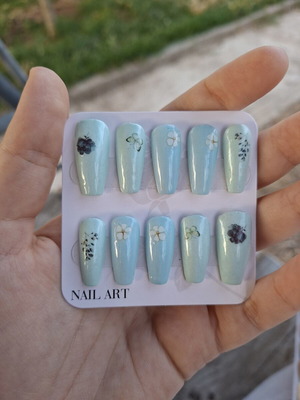 Press On Nails set with application tools, new
