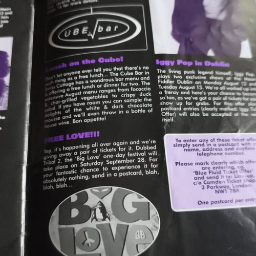 Reading Festival Guide 1996 used, 24 pages booklet
