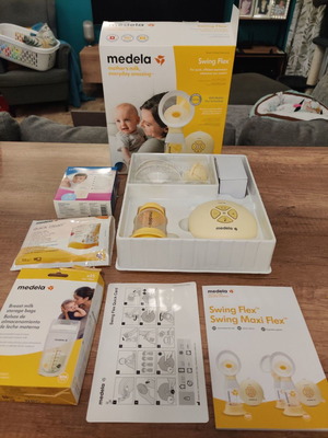 Medela Swing Flex breast pump used