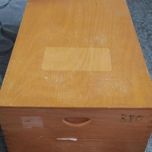 Stamps like new, collectible with two albums in storage box
