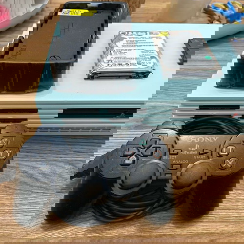 PlayStation 2 FAT custom ρετρό σαν καινούργιο με 320GB HDD και 30 παιχνίδια