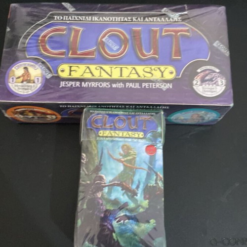 Clout Fantasy card game pack sealed, new