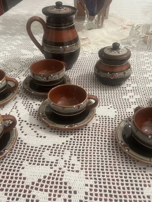 Ceramic dinnerware set for 6 people like new