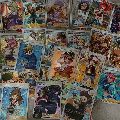 Pokemon Trainer Full Art Foil Cards set of 60 like new