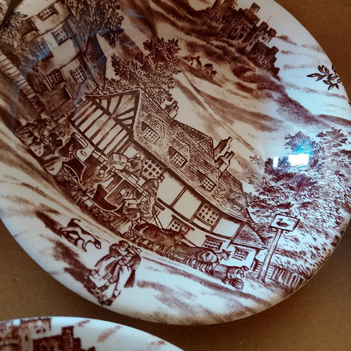 Broadhurst vintage ironstone bowl set of 6 from Staffordshire, like new