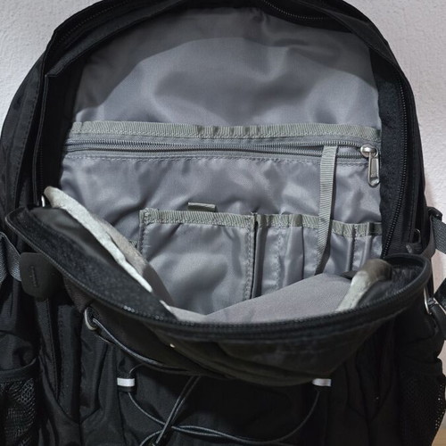 The North Face Borealis backpack, black, authentic