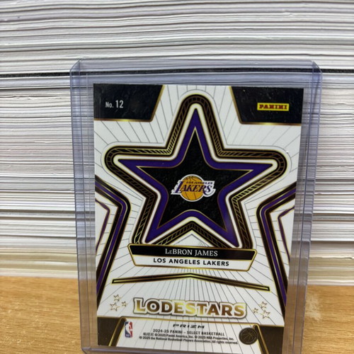2024-25 Panini Select LeBron James Lodestars Silver Prizm #12 Lakers