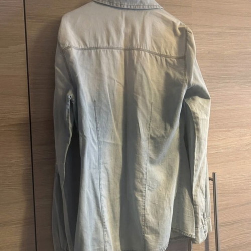 Stradivarius women's denim shirt like new, blue, size S