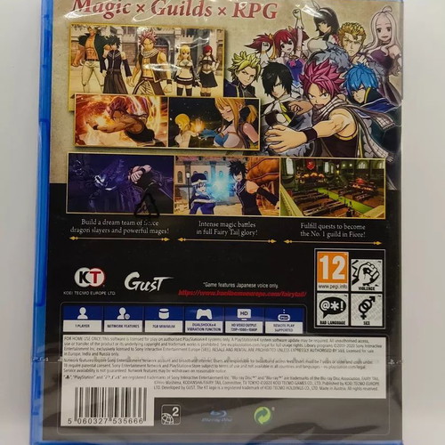 Fairy Tail PS4 game new, action RPG