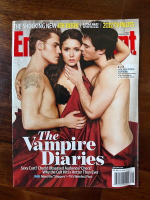 Περιοδικό Entertainment Weekly The Vampire Diaries σαν καινούργιο, συλλεκτικό 2012