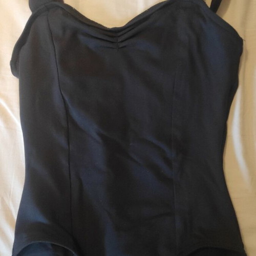 Capezio ballet exam leotard used, black, size large