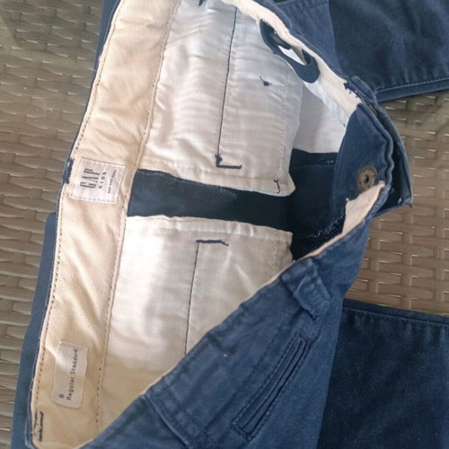 Gap blue chino pants for boy 8 years like new