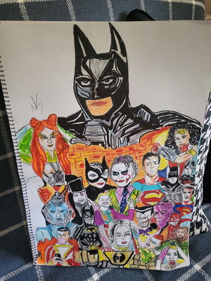 Marker painting new, kuareles 39×29