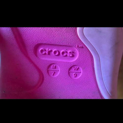 Crocs pink size 41 like new, double deck