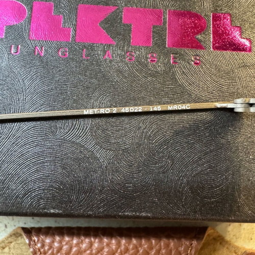Spektre sunglasses like new, handmade Italian with mirror lens