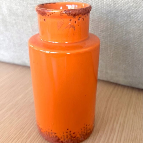 Decorative ceramic vase new, vintage Anderson's University print