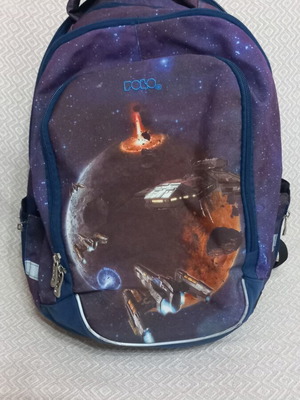 Polo school backpack with space design