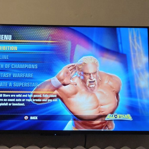 Wrestlemania All Stars PS3 game, authentic with printed cover