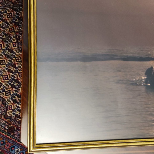Vintage photograph by Giorgos Ziogas used, framed 82x52 cm