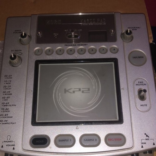 Korg Kaoss Pad KP2 dynamic effect/controller used with original box and transformer