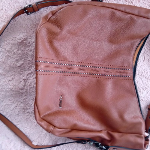 Verde shoulder bag used, brown