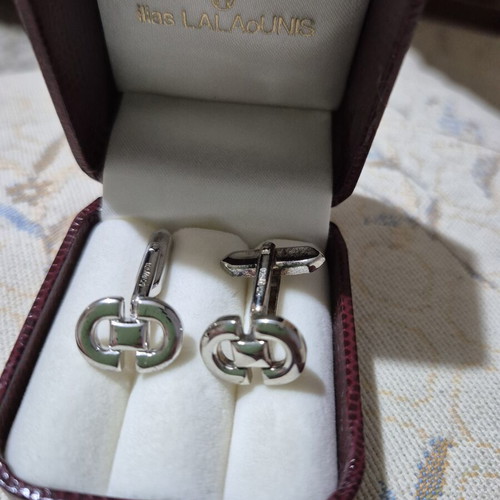 Ilias Lalaounis 925 sterling silver cufflinks