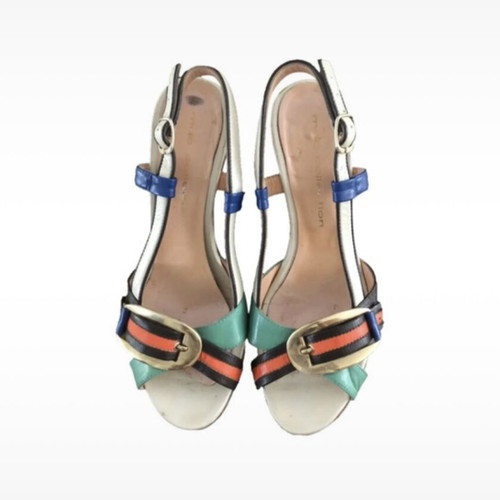 Mac Collection platform sandals used, multicolor, size 39