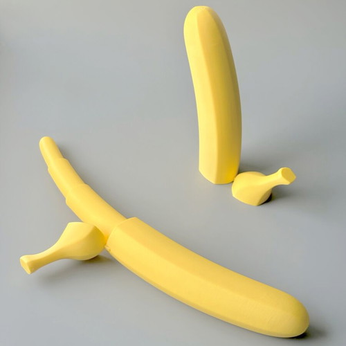 3D Printed Banana Sword Toy made to order