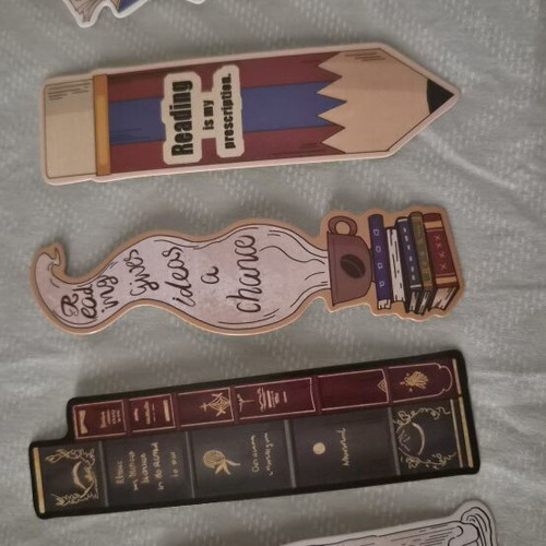 Paper bookmarks set of 5 new