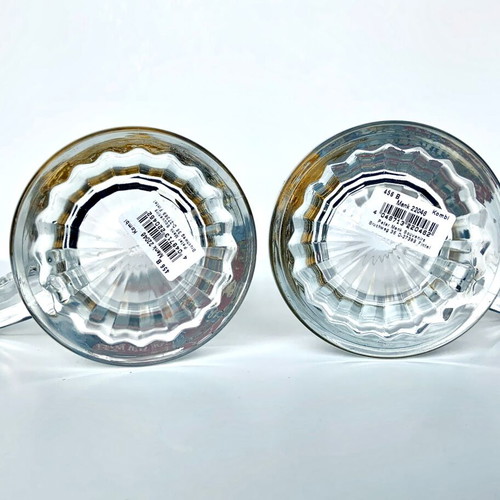 German Hamburg Beer Glass Mugs 0.5 Liter New Set of 2