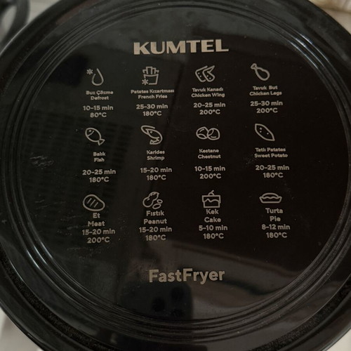 Kumtel Air Fryer like new