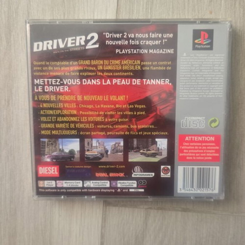 Driver 2 PlayStation (PS1) like new without manual