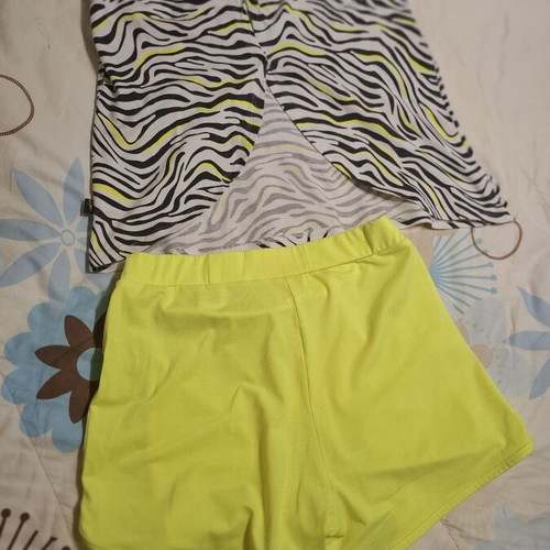 Sprint summer set for girls used, colorful shorts and tank top