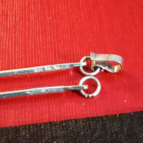 Lalaunis A21 925 silver necklace used vintage, length 75cm authentic
