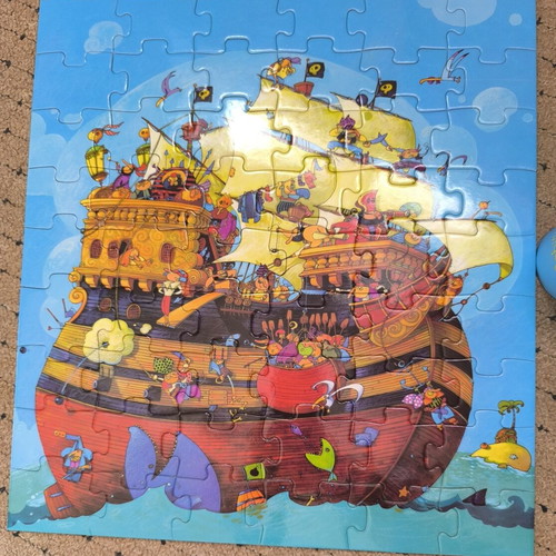 Djeco puzzle 54 pieces like new, for ages 5+