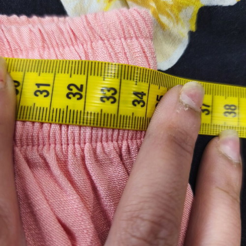 Coral Pink Jogger Pants new, elastic waist, sizes S to L