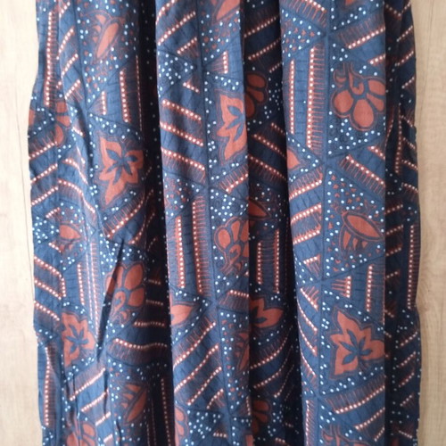 BSB Strapless Dress used, size M-L, blue and brown