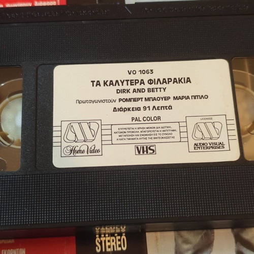 Dirk and Betty VHS drama movie with Maria Pitillo and Robert Bauer